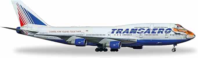トランスアエロ航空　B747-400 herpa 1/500 マレーシア航空 レトロカラー B747-400 herpa 1/500 - メルカリ